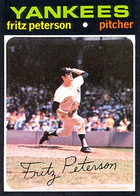 1971 Topps Fritz Peterson #460 Baseball Card