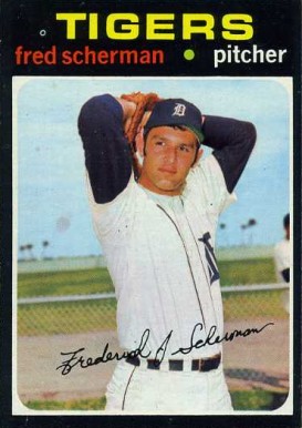 1971 Topps Fred Scherman #316 Baseball Card