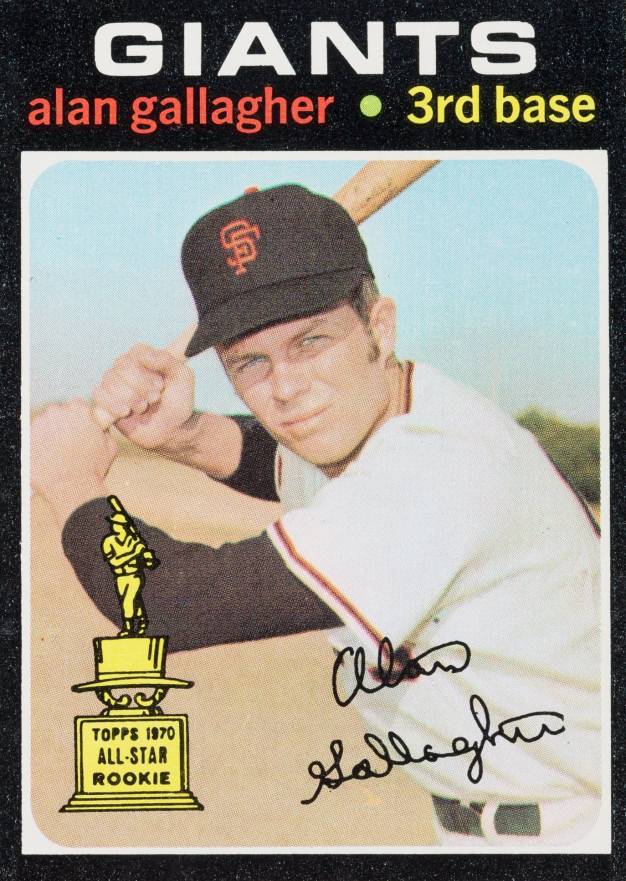 1971 Topps Alan Gallagher #224 Baseball Card