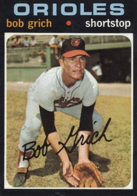 1971 Topps Bob Grich #193 Baseball Card