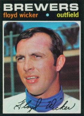 1971 Topps Floyd Wicker #97 Baseball Card