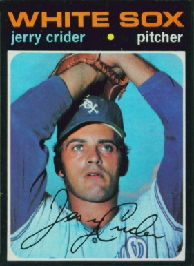 1971 Topps Jerry Crider #113 Baseball Card