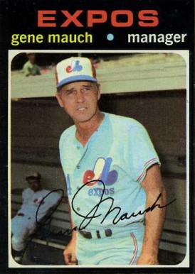 1971 Topps Gene Mauch #59 Baseball Card