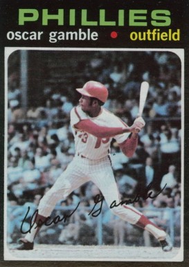 1971 Topps Oscar Gamble #23 Baseball Card