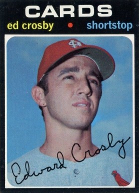 1971 Topps Ed Crosby #672 Baseball Card