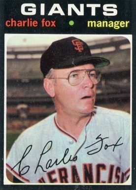 1971 Topps Charlie Fox #517 Baseball Card
