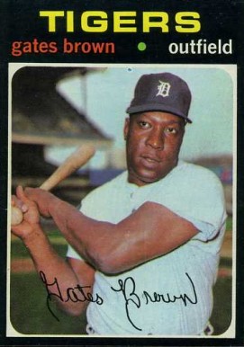 1971 Topps Gates Brown #503 Baseball Card