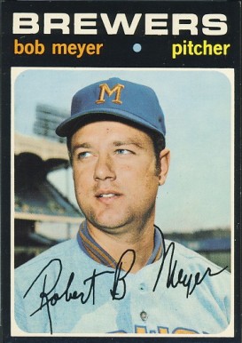 1971 Topps Bob Meyer #456 Baseball Card