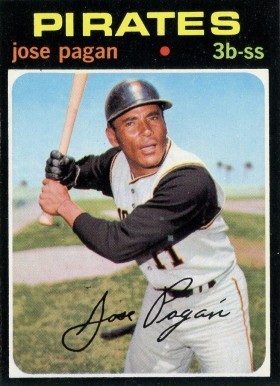 1971 Topps Jose Pagan #282 Baseball Card