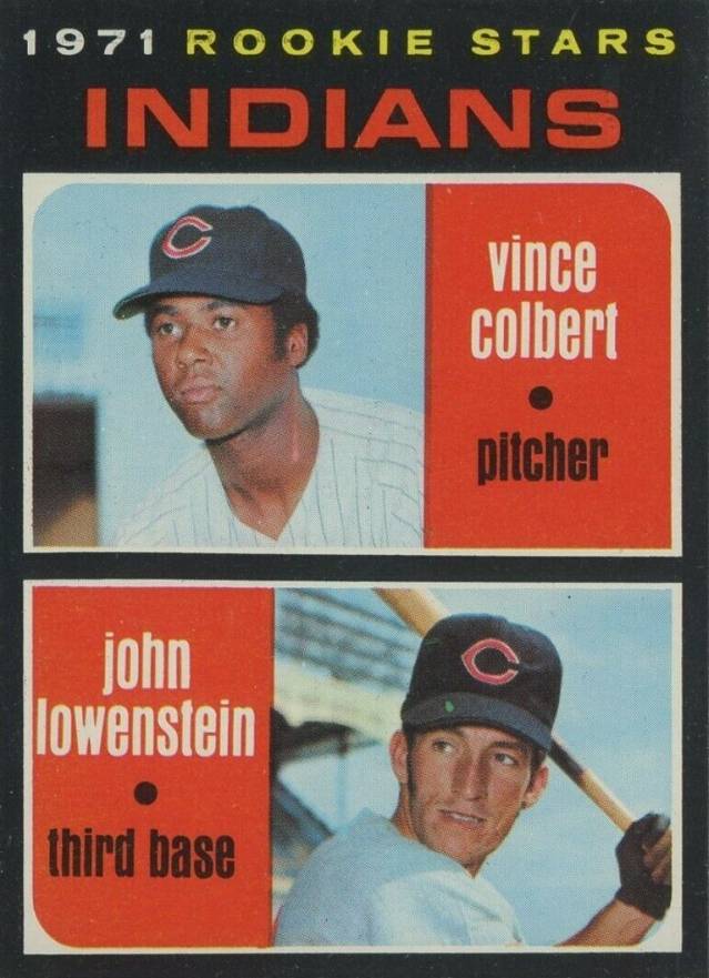 1971 Topps Rookie Stars Indians #231 Baseball Card