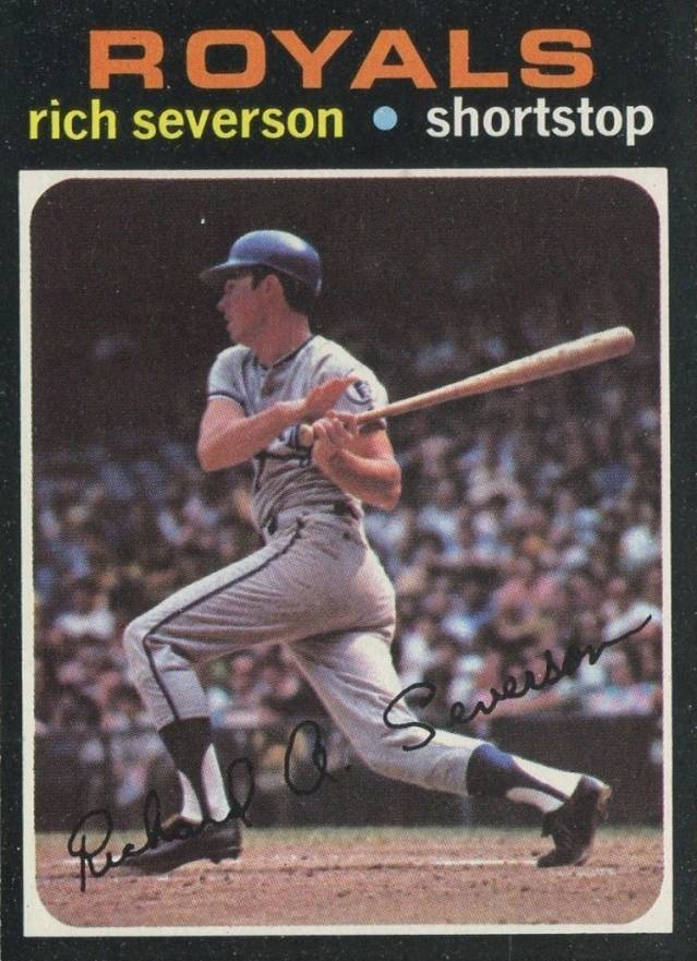 1971 Topps Rich Severson #103 Baseball Card
