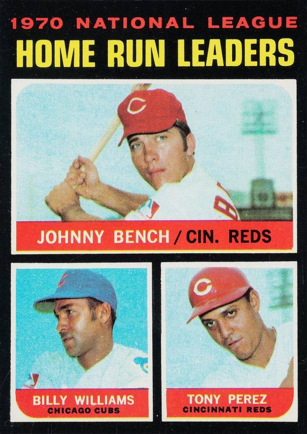 1971 Topps N.L. Home Run Leaders #66 Baseball Card