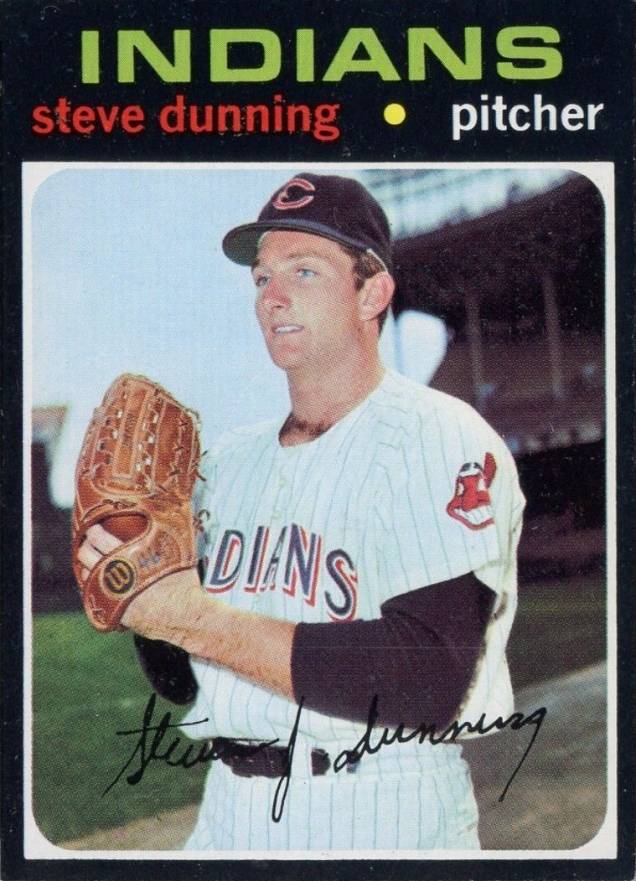 1971 Topps Steve Dunning #294 Baseball Card