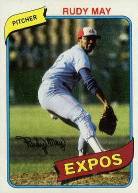 1980 Topps Rudy May #539 Baseball Card