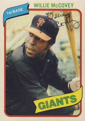 1980 Topps Willie McCovey #335 Baseball Card