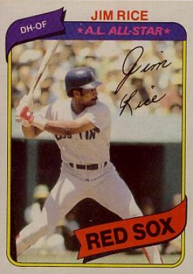 1980 Topps Jim Rice #200 Baseball Card