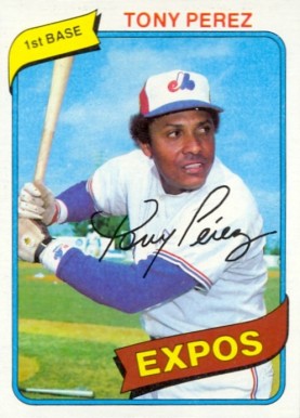 1980 Topps Tony Perez #125 Baseball Card