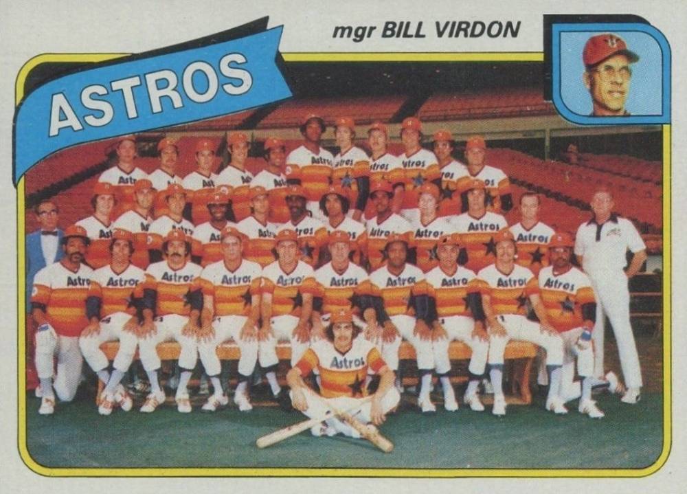 1980 Topps Astros Team #82 Baseball Card