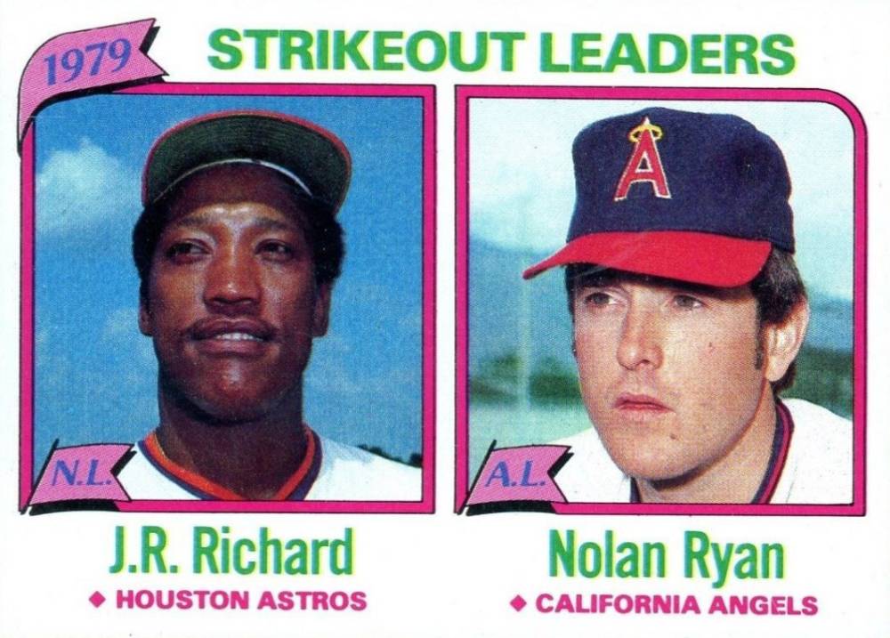 1980 Topps Strikeout Leaders #206 Baseball Card