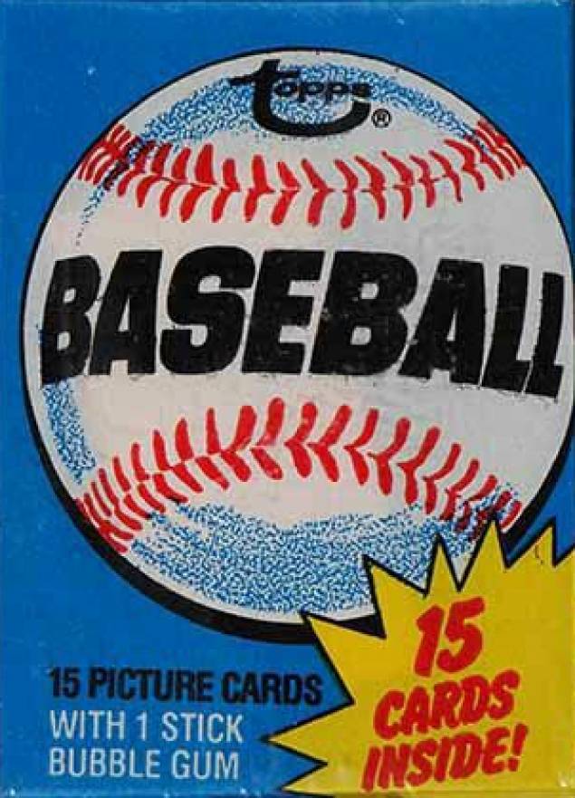 1980 Topps Wax Pack #WP Baseball Card