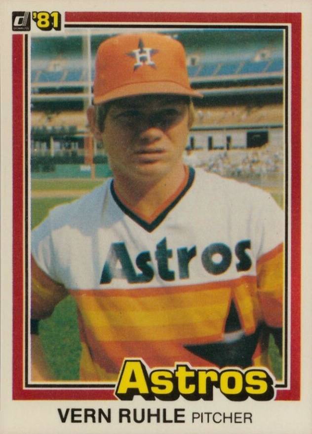 1981 Donruss Vern Ruhle #261 Baseball Card