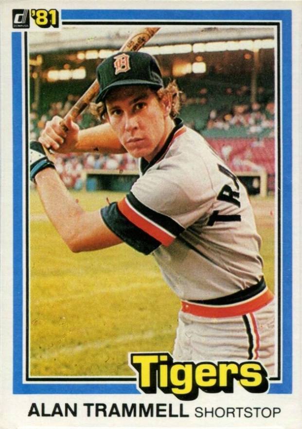 1981 Donruss Alan Trammell #5 Baseball Card