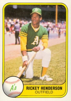 1981 Fleer Rickey Henderson #574 Baseball Card