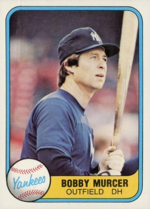 1981 Fleer Bobby Murcer #94 Baseball Card