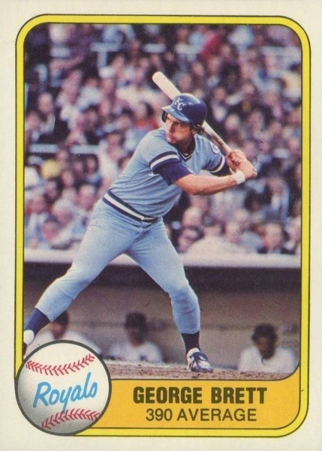 1981 Fleer George Brett #28 Baseball Card
