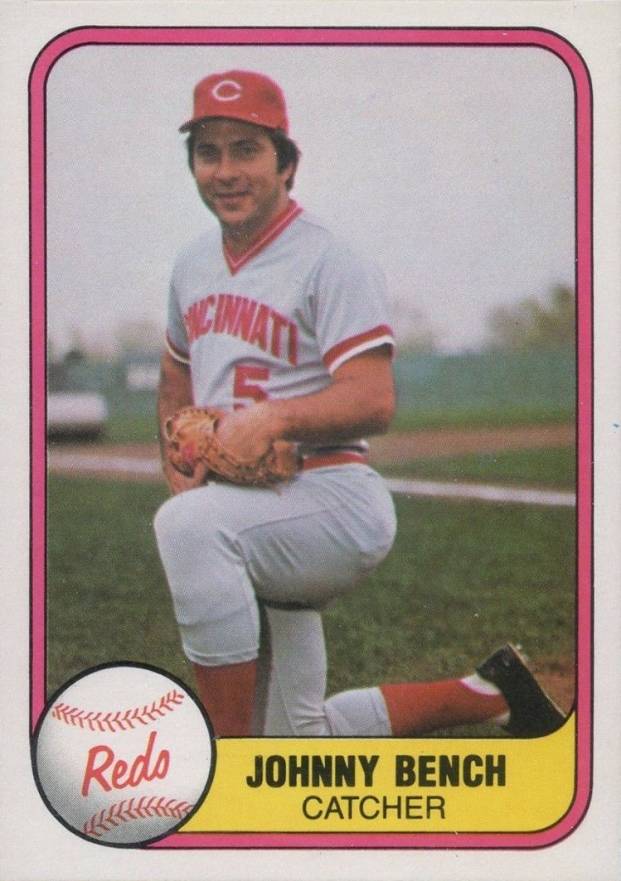 1981 Fleer Johnny Bench #196 Baseball Card
