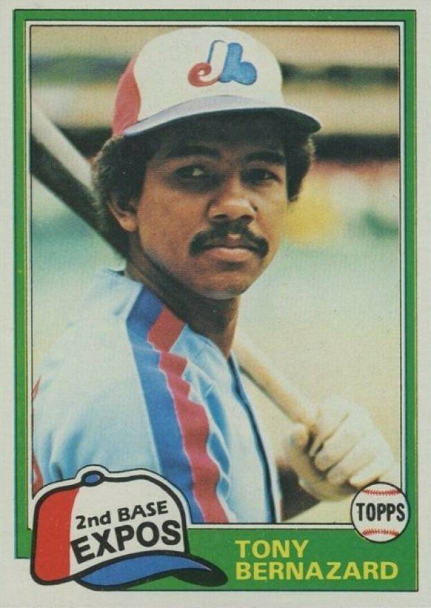 1981 Topps Tony Bernazard #413 Baseball Card