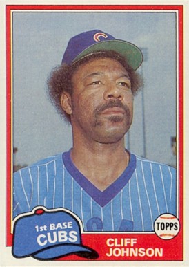 1981 Topps Cliff Johnson #17 Baseball Card