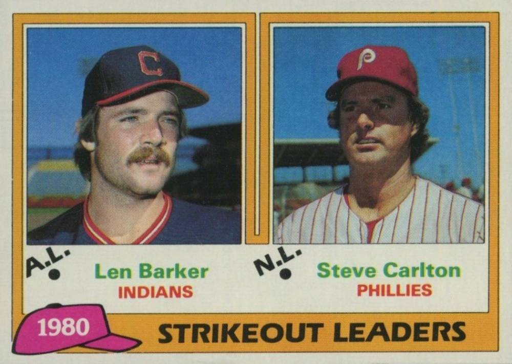 1981 Topps Barker/Carlton #6 Baseball Card