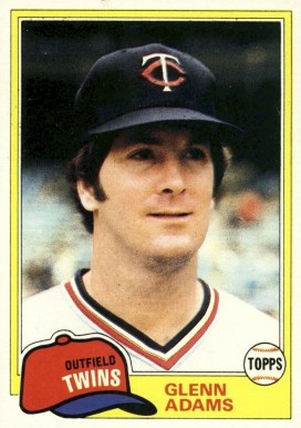 1981 Topps Glenn Adams #18 Baseball Card