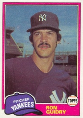 1981 Topps Ron Guidry #250 Baseball Card