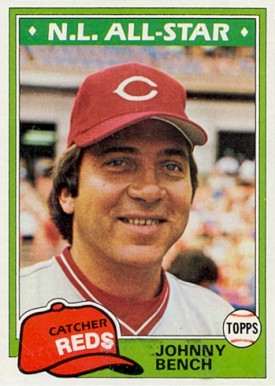 1981 Topps Johnny Bench #600 Baseball Card