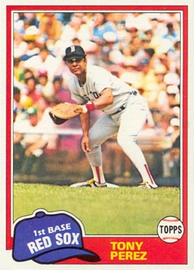 1981 Topps Tony Perez #575 Baseball Card
