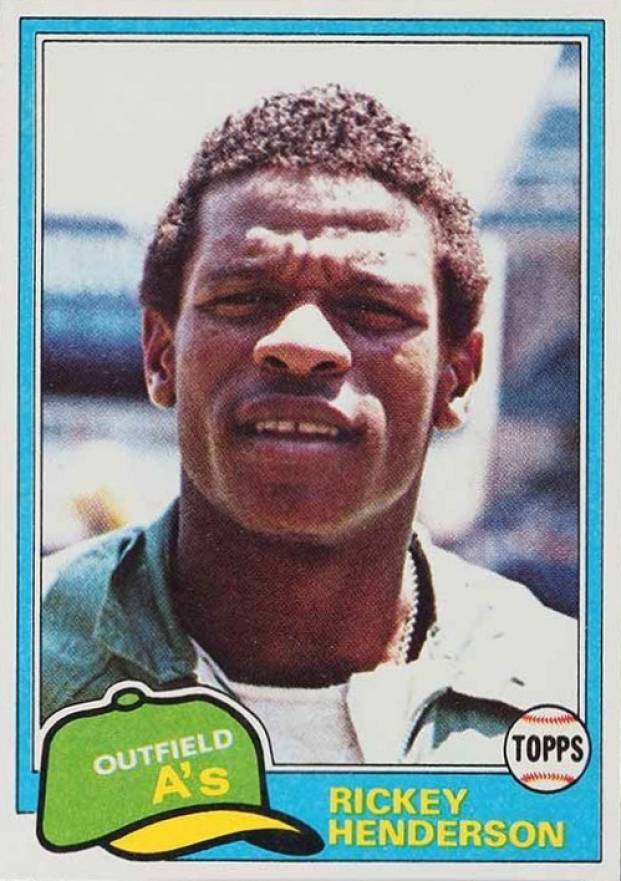 1981 Topps Rickey Henderson #261 Baseball Card