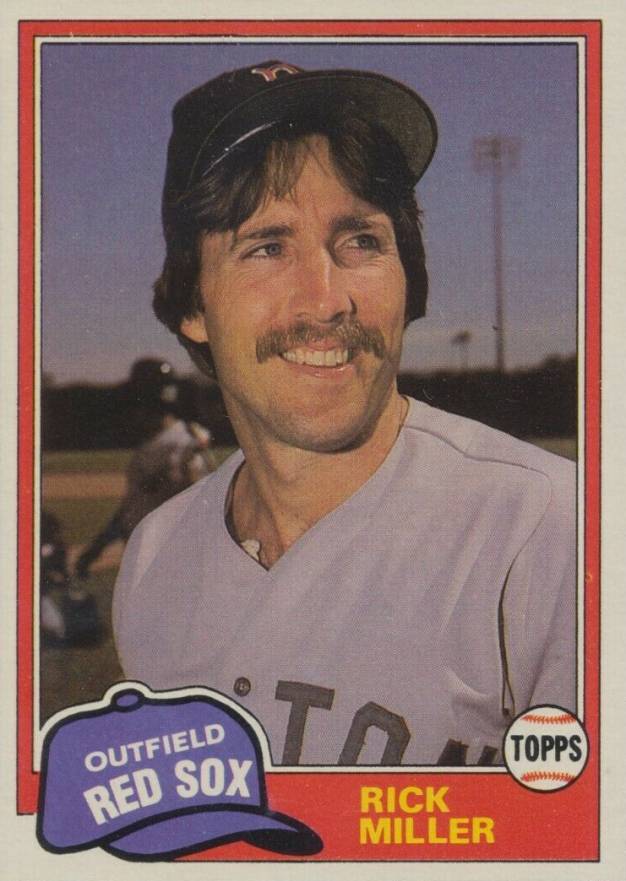 1981 Topps Rick Miller #803 Baseball Card