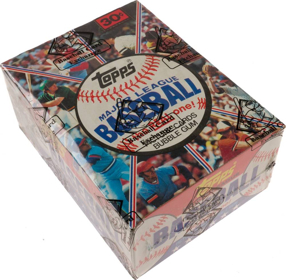 1981 Topps Wax Pack Box #WPB Baseball Card
