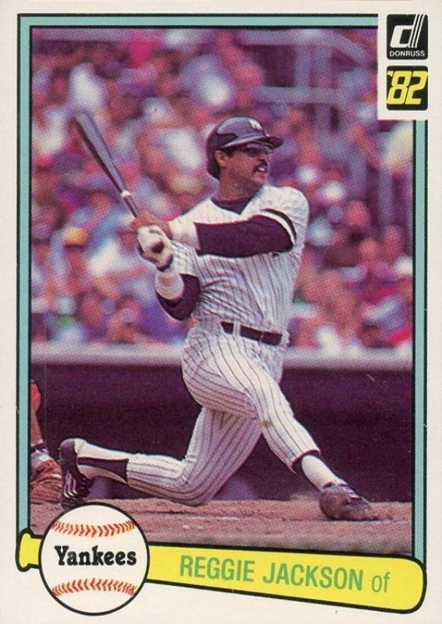 1982 Donruss Reggie Jackson #535 Baseball Card