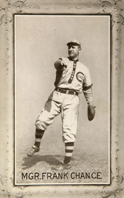 1907 Novelty Cutlery Postcards Frank Chance # Baseball Card