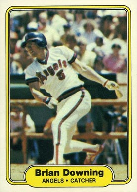 1982 Fleer Brian Downing #457 Baseball Card