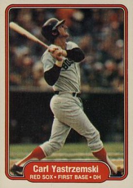 1982 Fleer Carl Yastrzemski #312 Baseball Card