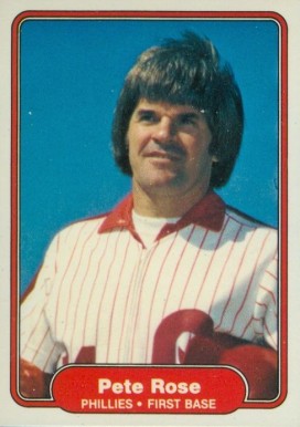 1982 Fleer Pete Rose #256 Baseball Card