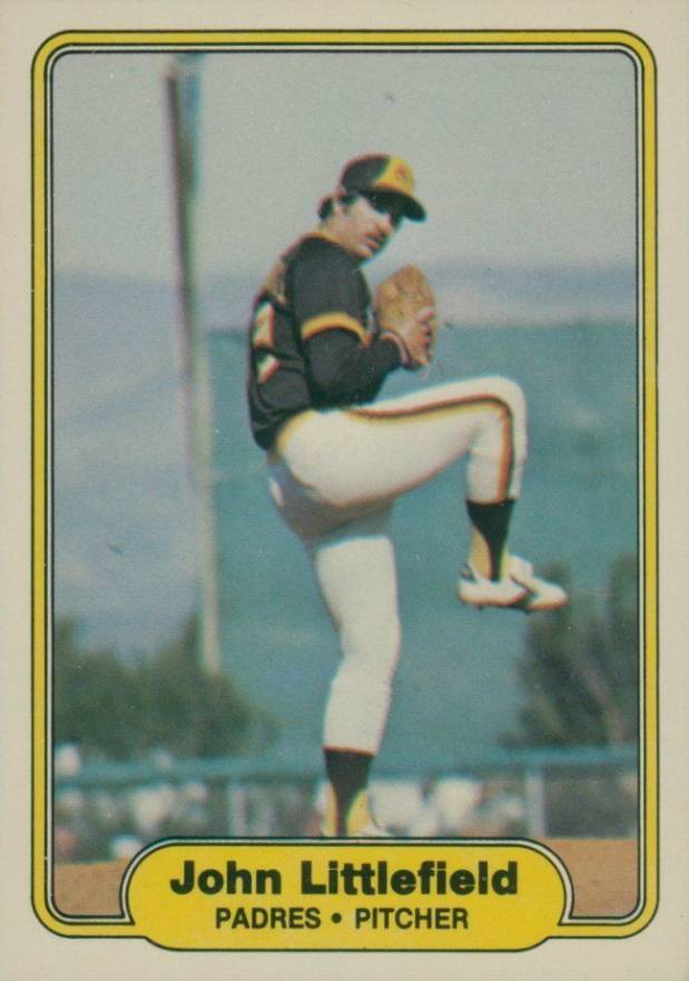 1982 Fleer John Littlefield #576 Baseball Card