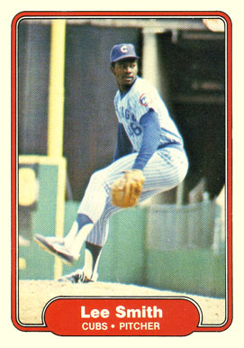 1982 Fleer Lee Smith #603 Baseball Card