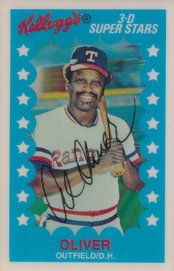 1982 Kellogg's Al Oliver #61 Baseball Card