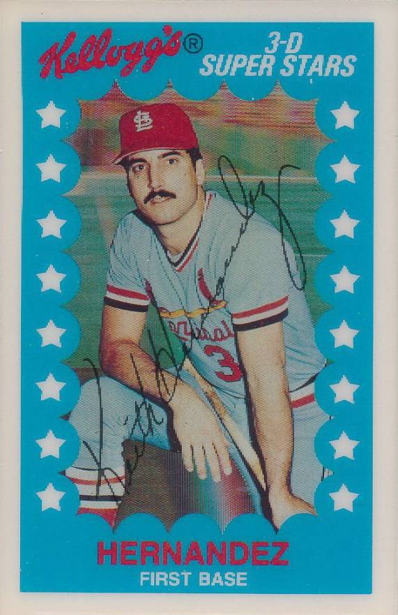 1982 Kellogg's Keith Hernandez #23 Baseball Card