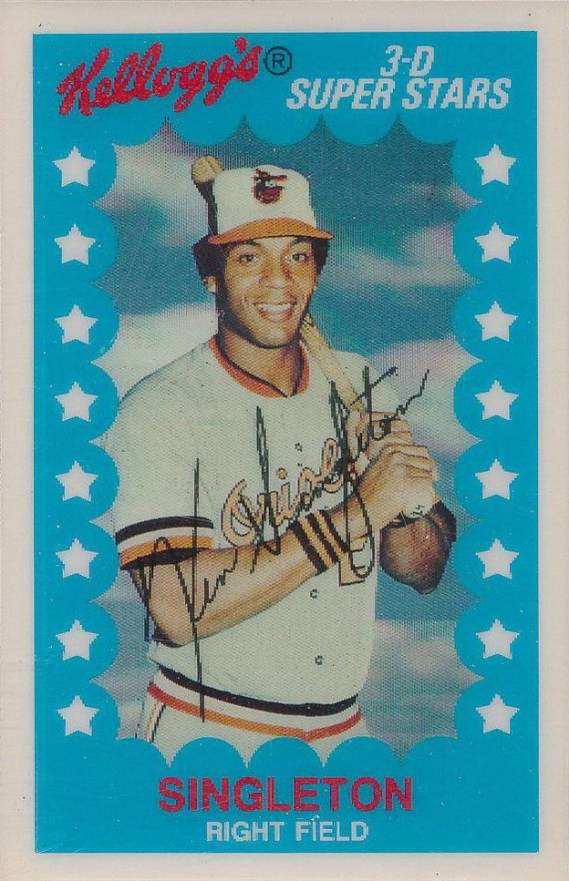 1982 Kellogg's Ken Singleton #58 Baseball Card